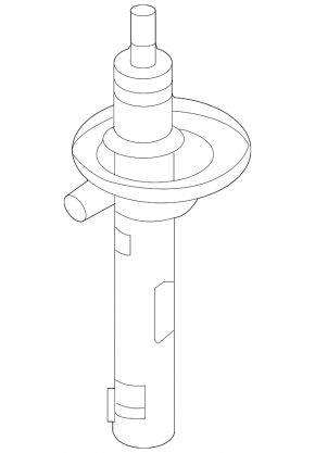 Front left shock absorber for Audi TT 15-23 Sport