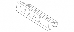 Instrument cluster backlight control unit Hyundai Sonata 15-19 black, for BSM