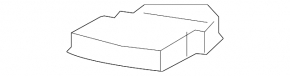 Front bumper bracket, center lower, Porsche Panamera 17-23