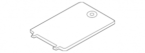 Ford Escape MK3 13-14 Second Row Box Cover Black