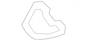 Front bumper mount wing right Mazda CX-30 20- upper