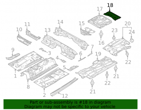 Trunk underbody protection Mazda 6 13-17