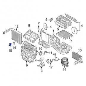 Ford Bronco Sport 21-25 AC heater valve for dual zone