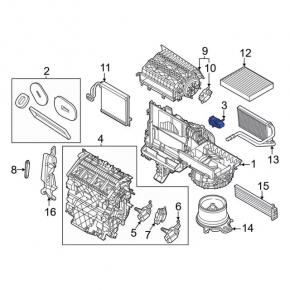 Ford Bronco Sport 21-25 AC heater valve for dual zone