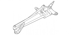 Windscreen wiper linkage with motor Ford Escape MK4 20-24