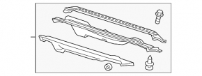 Chevrolet Volt 11-15 wiper pan