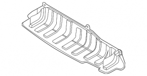 Upper radiator deflector Kia Soul 20-25 1.6, 2.0