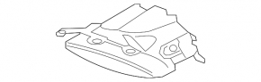 Muffler tip left Volvo V90 17-19 usa T5, T6 chrome