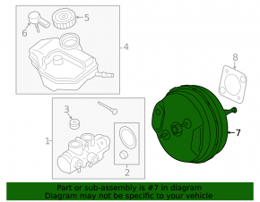 Vacuum Booster BMW X3 G01 18-21 2.0T
