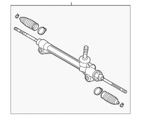 Toyota Avalon 13-18 steering rack with rods