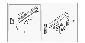 Quarter front left Subaru Impreza 17-23 GK