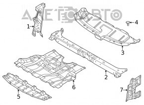 TV bar upper Nissan Rogue 21-23