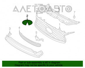Infiniti QX30 17- Grille Emblem