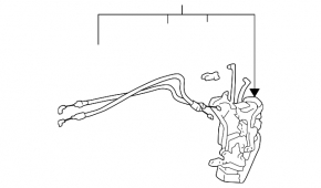Front right door lock Lexus RX300 98-03