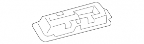 Ceiling light rear left Mercedes W213 E 17-23 black