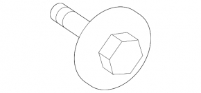 Front left outer CV joint mounting bolt for Mercedes X247 GLB 20-26 50mm