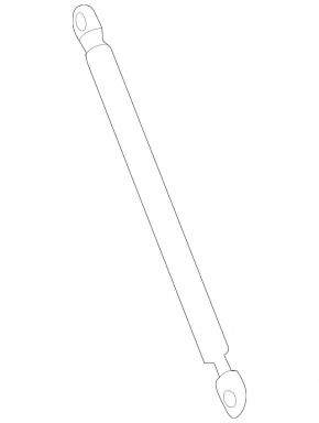 Left tailgate shock absorber Mercedes E-class W212 11-16