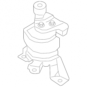Right engine mount Lincoln Nautilus 19-23 without bracket