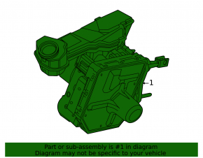 ABS ABS Ford Bronco Sport 21-25 with brake master cylinder, reservoir and cover