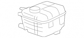 Expansion tank cooling Chevrolet Cruze 11-15