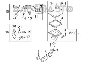 Air flow meter BMW X5 E70 07-13 3.0
