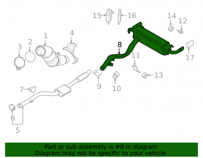 Exhaust manifold assembly BMW 3 G20 19- 2.0T