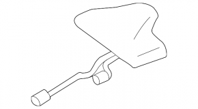 Antenna fin Cadillac ATS 13-14 chip broken