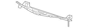 Upper radiator deflector Chevrolet Impala 14-20 2.5