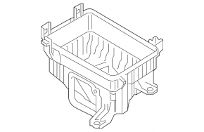 Lower air filter housing cover Hyundai Veloster 19-21 1.6, 2.0