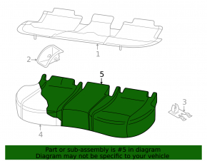 Rear row of seats 2 row VW Taos 22-25 black with gray