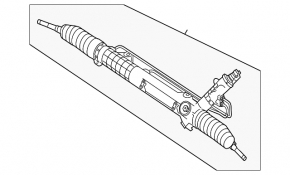 Power steering rack BMW 1 E82 08-13