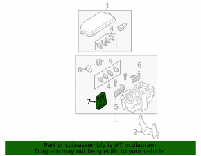 Honda CRV 12-14 Underhood Fuse Box Module