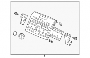 Radio tape recorder Honda CRV 12-14 40WX4