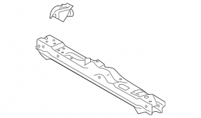 Toyota Rav4 19-24 radiator panel with eyelashes