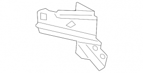 Front right fender bracket for Toyota C-HR 18-23