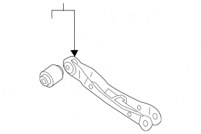 Rear left transverse control arm Kia Optima 16-18