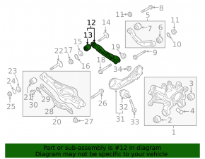 Rear left transverse control arm Kia Optima 16-18