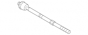 Steering rod right VW Passat b7 12-15 USA