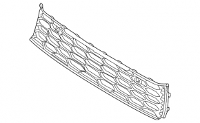 Lower front bumper grille for VW Golf 22-24 GTI