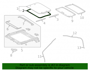 Lexus RC 15-25 hatch seal