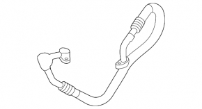 Air conditioning pipe compressor-heater BMW X7 G07 19-25 3.0T MHEV 48V