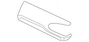 Subaru Forester 25-26 right front panel trim, gray