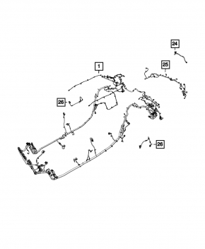 Jeep Compass 17 Towbar Wiring - Without Cover