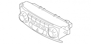 Climate control Subaru Outback 10-14 manual