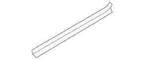 Door seal rear right Infiniti Q50 14- lower