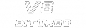 Mercedes GLS 17-19 AMG V8 Biturbo Left Wing Emblem Pack