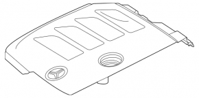 Engine Cover Mercedes W167 GLE 350 20-23 2.0T