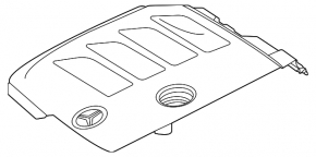 Engine Cover Mercedes W167 GLE 350 20-23 2.0T