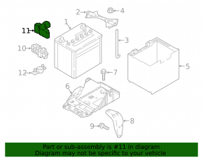 Mazda 6 18-21 2.5" Positive Battery Terminal Cover