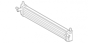 Lexus CT200h 11-17 inverter cooling radiator